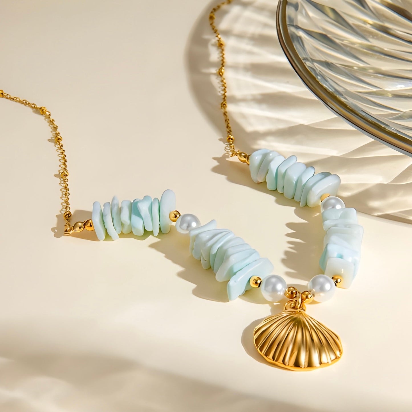 BEHI SHELL NECKLACE - Etoilux