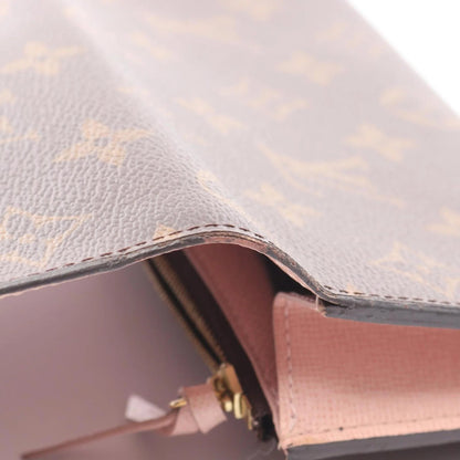 Louis Vuitton Portafoglio Sarah Monogram Canvas & Pelle Rosa Ballerina – Marrone/Rosa - Etoilux