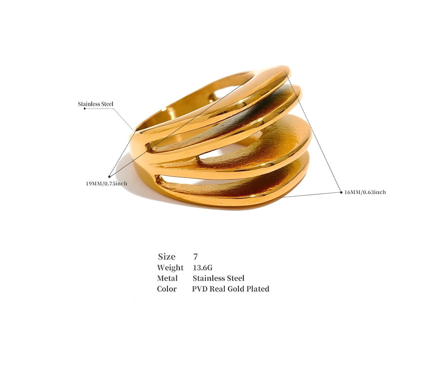 BEHI REINE RING - Etoilux