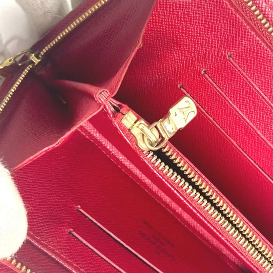 LOUIS VUITTON M95006 Monogram Cherry Takashi Murakami Porte Monnaie Zip Portafoglio lungo con cerniera rotonda in tela da donna Marrone - Etoilux