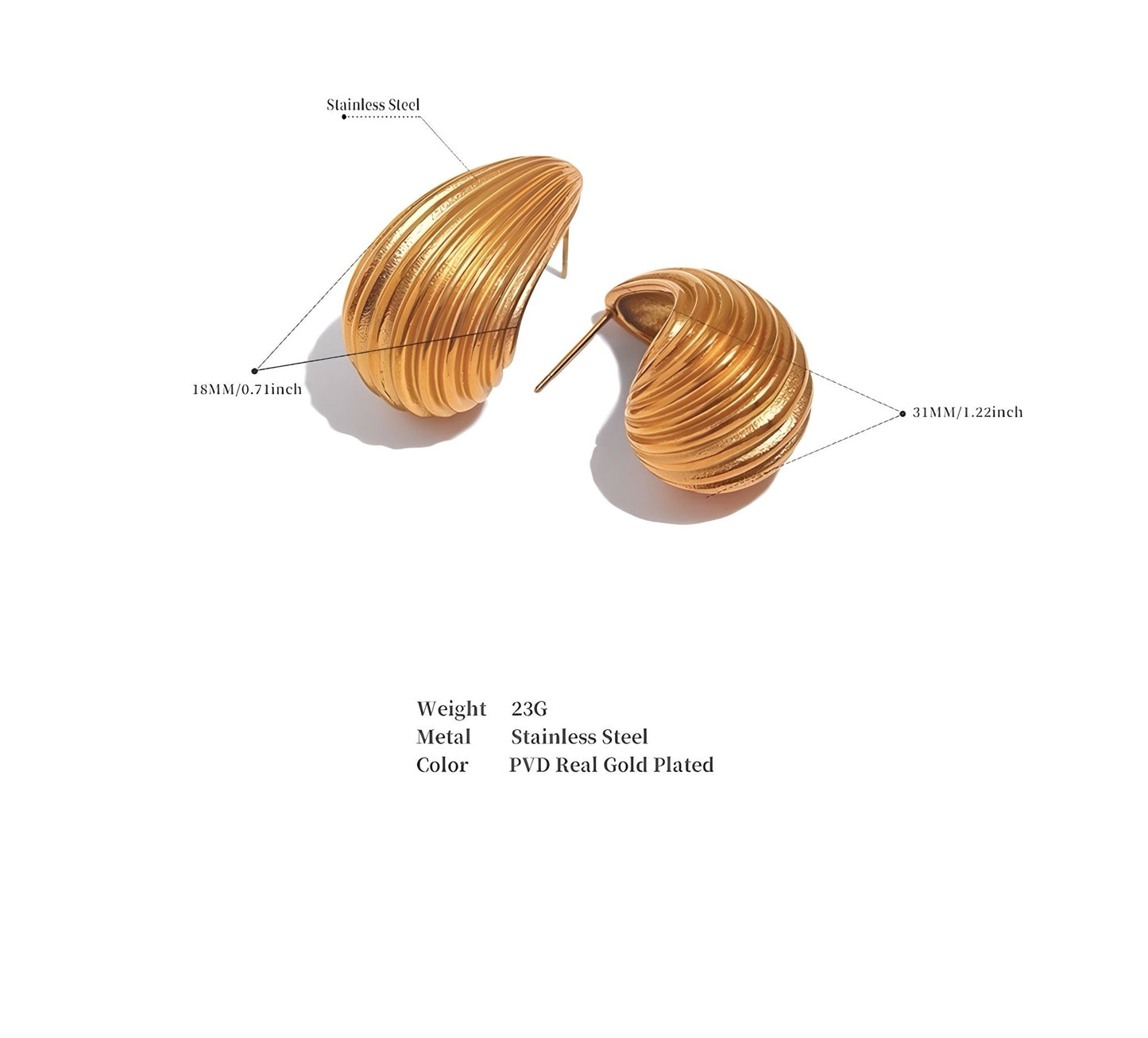 BEHI CLAIRE EARRINGS - Etoilux
