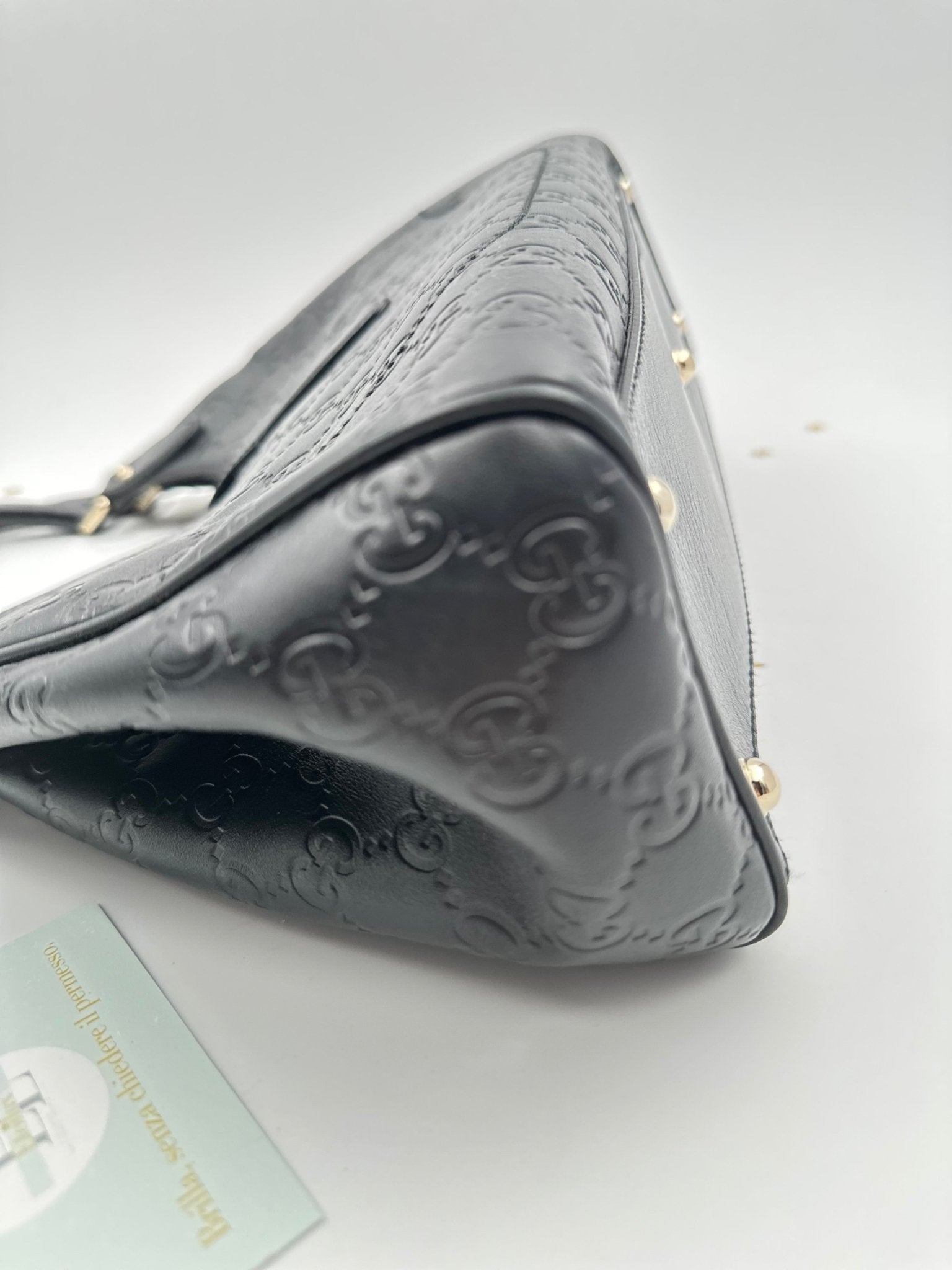 Gucci Jackie Medium in pelle Guccissima nera – 2000s - Etoilux