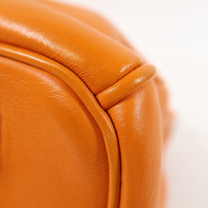 Hermès – Birkin 35 – Swift Leather Orange 93 – Palladium Hardware – Stamp N - Etoilux