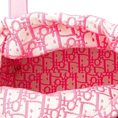 Dior – Lady Dior Basket Bag in Paglia e Dettagli Rosa (2022) - Etoilux