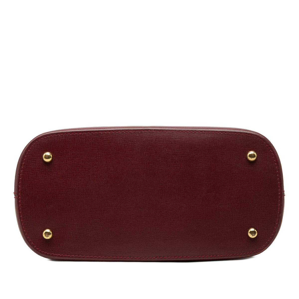 Cartier Must de Cartier Borsa a Mano a Cupola Pelle Bordeaux – Vintage anni ‘90 - Etoilux