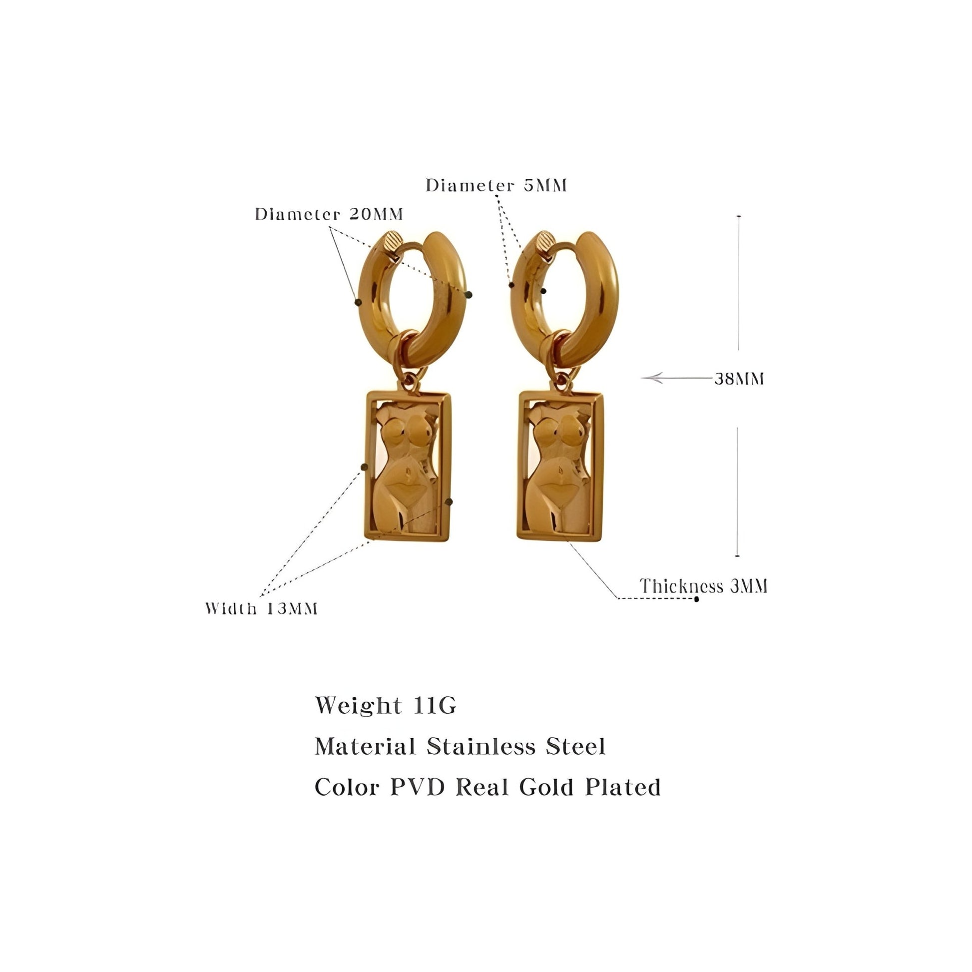 BEHI ROMANESQUE EARRINGS - Etoilux