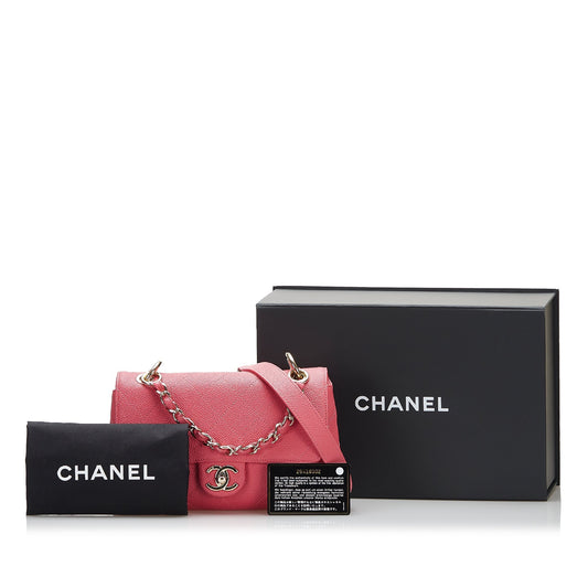 Chanel Small Flap Caviar Rosa Gold 2019 Full Set | Autentica – Etoilux