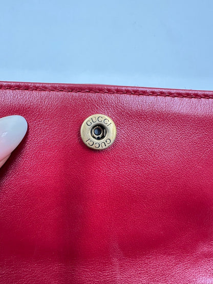 Gucci GG Marmont Multi Pochette Belt Bag Pelle Matelassé Rossa – Set 3 Pezzi - Etoilux