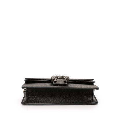 Gucci Dionysus Super Mini Pelle di Vitello Nera – 17 cm - Etoilux