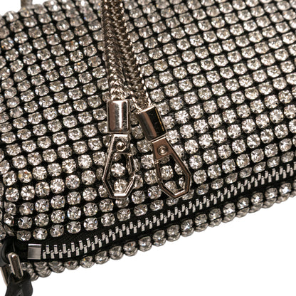 Alexander Wang Heiress Crystal Mesh Nero – 19 cm - Etoilux