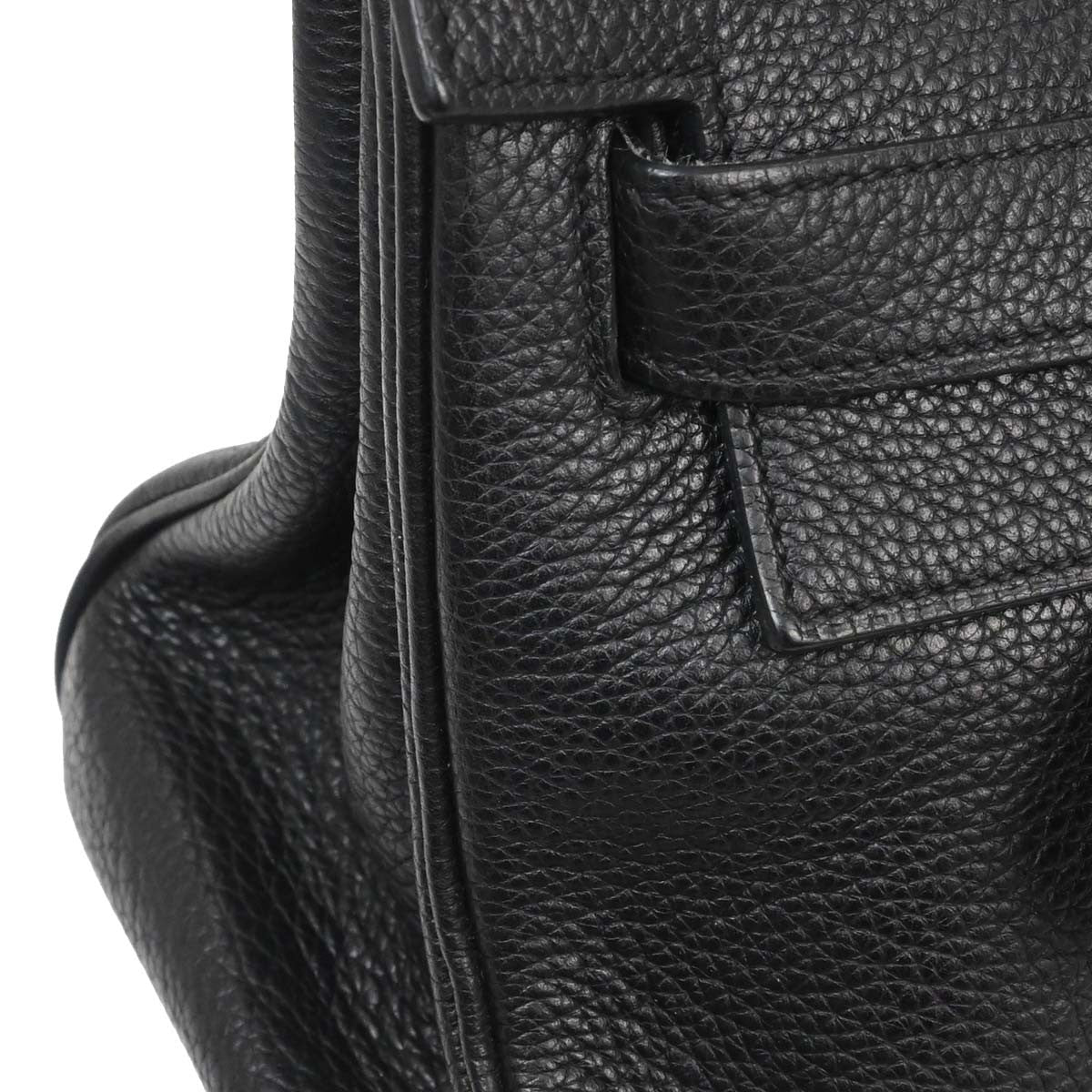 Hermès Kelly 42 Élan Shoulder Togo Noir Hardware Dorato — Formato Orizzontale Raro - Etoilux