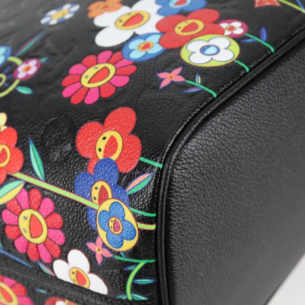 Louis Vuitton Neverfull MM – Monogram Empreinte Nero – Limited Edition Takashi Murakami Flowers - Etoilux