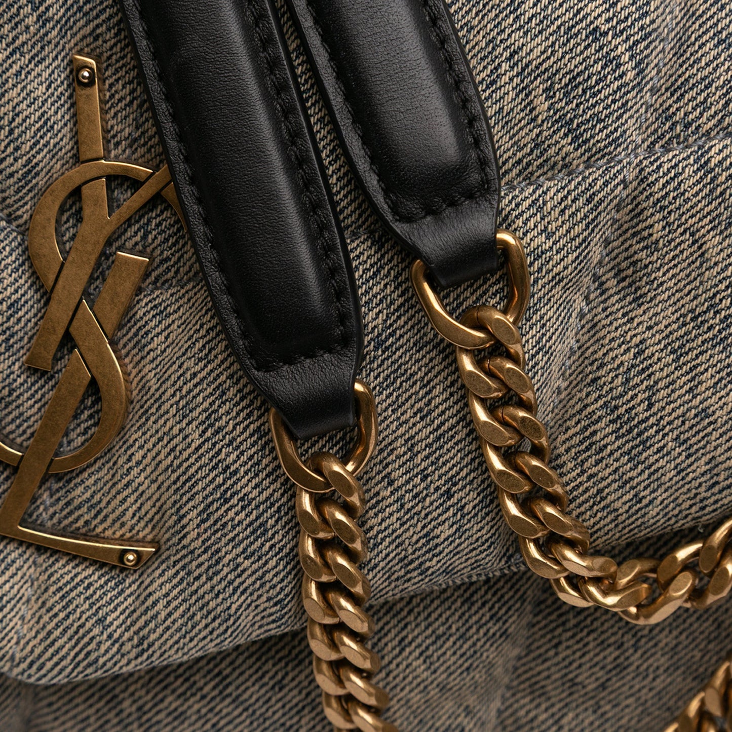 Saint Laurent LouLou Puffer Small in Denim Grigio – 2022 - Etoilux