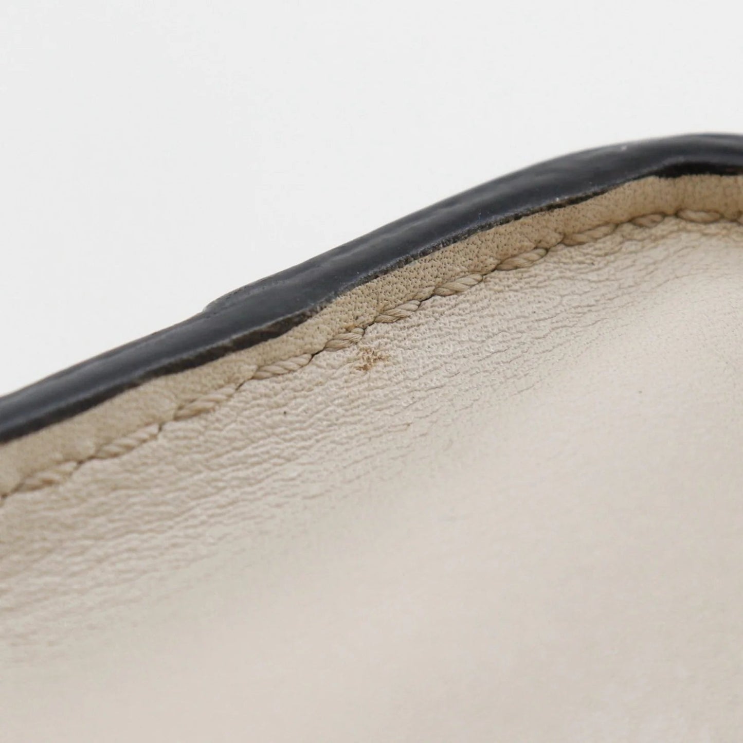 Céline Nano Luggage in Pelle Tricolore – Nero, Marrone e Bianco Sporco - Etoilux