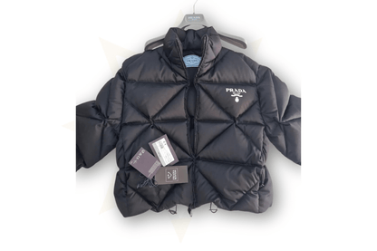 Prada Piumino Re - Nylon Nero – Taglia 38 - Etoilux