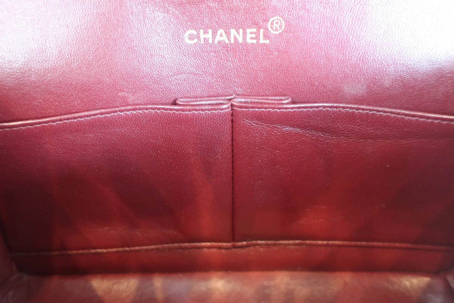 Chanel Classic Double Flap Medium Agnello Nero Hardware Oro – 25 cm - Etoilux