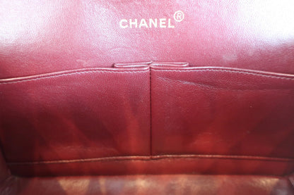 Chanel Classic Double Flap Medium Agnello Nero Hardware Oro – 25 cm - Etoilux