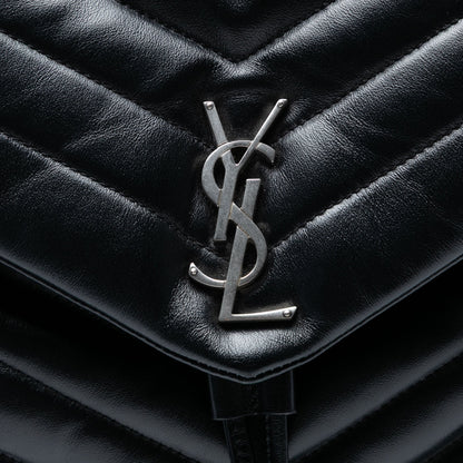 Saint Laurent – Zaino Loulou Medio in Pelle Matelassé con Monogramma (2017) - Etoilux