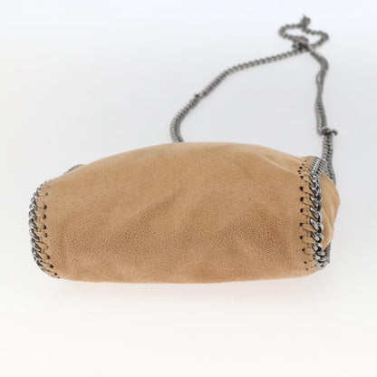Stella McCartney Falabella Fold Over Shaggy Tiny – Beige / 18 cm - Etoilux
