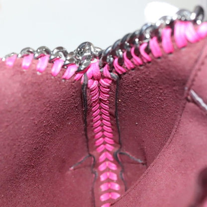 Stella McCartney Falabella Mini Tote Shaggy Deer Fuchsia Hardware Ruthenium - Etoilux