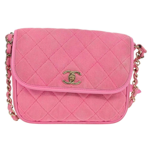 Chanel Small Flap Bag Denim Trapuntato Rosa – 20 cm - Etoilux