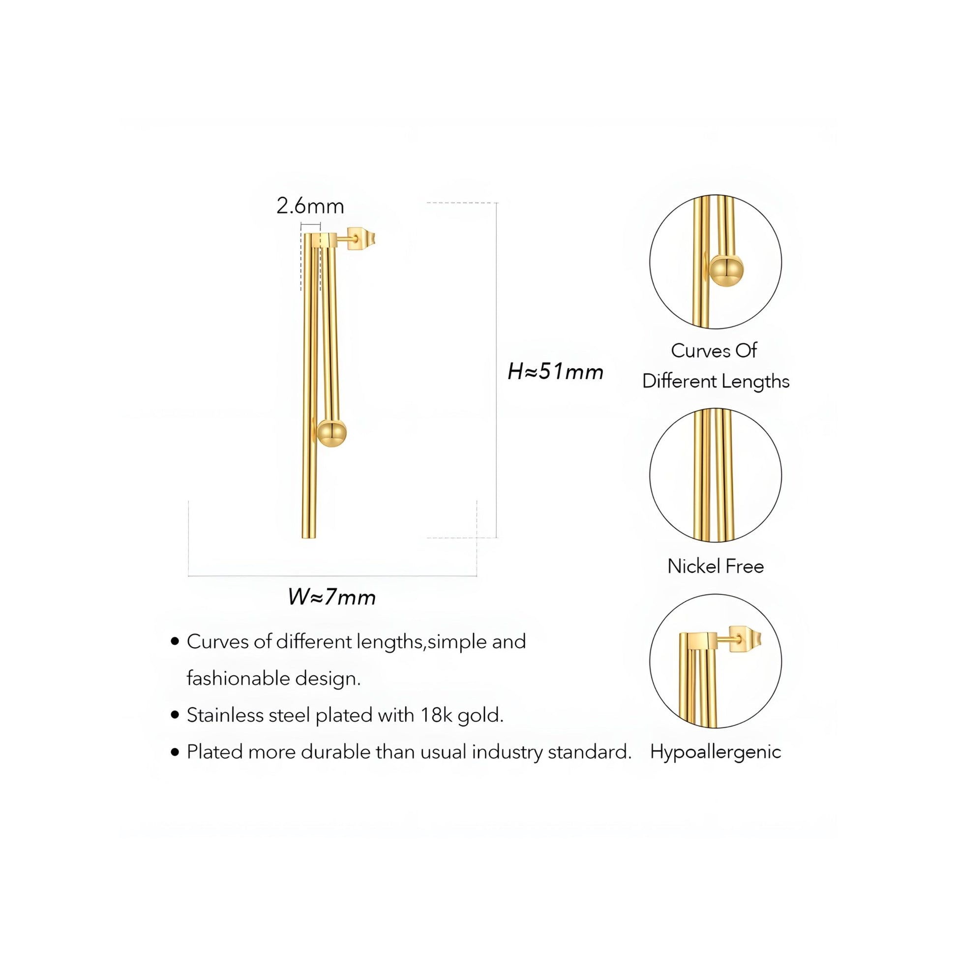 BEHI NORITA EARRINGS - Etoilux