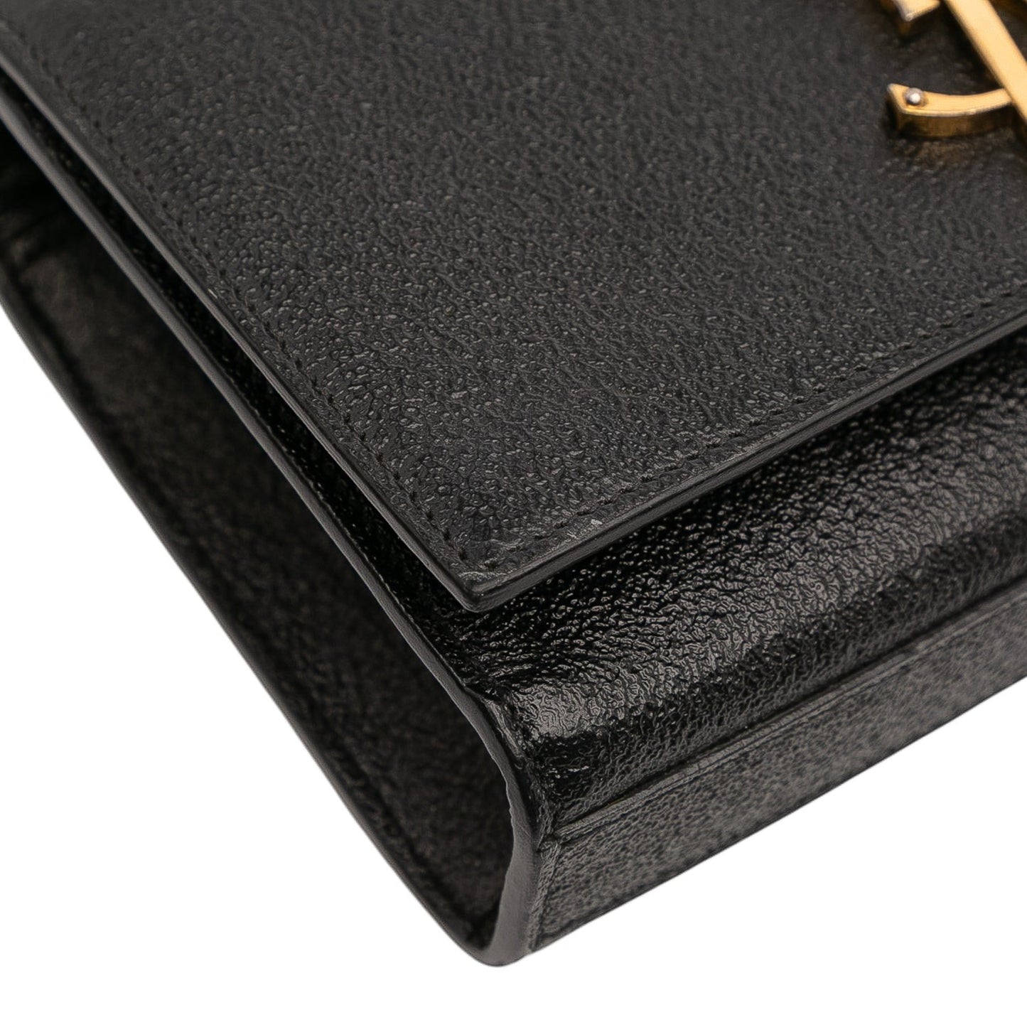 Saint Laurent Kate – Pelle nera con catena dorata (2016) - Etoilux