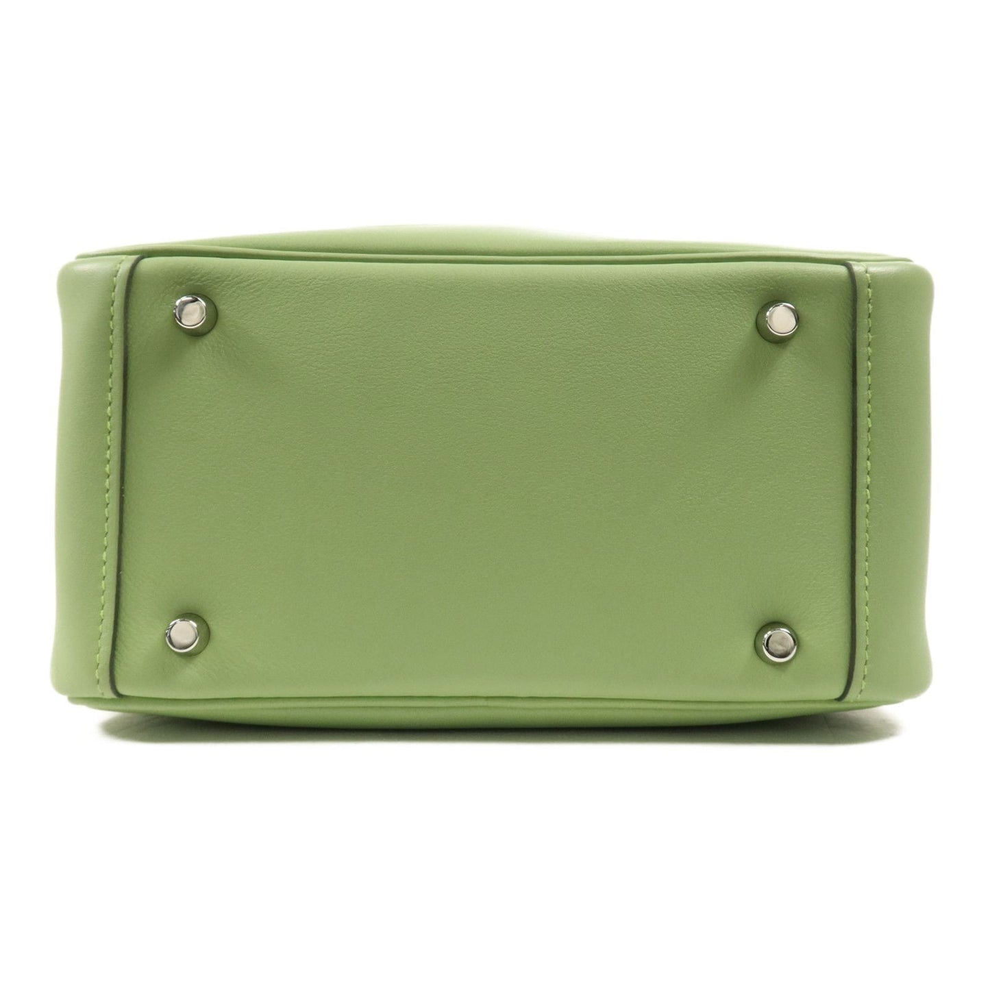 Hermès Mini Lindy Swift Vert Criquet Palladio 2020 – 19 cm - Etoilux