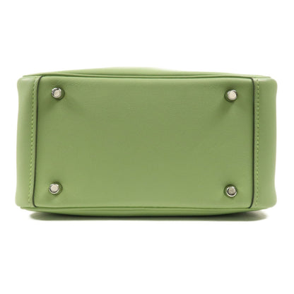 Hermès Mini Lindy Swift Vert Criquet Palladio 2020 – 19 cm - Etoilux