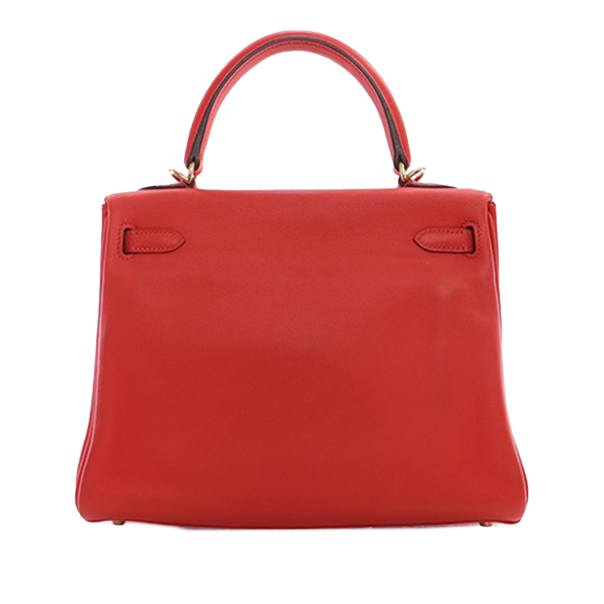 Hermès Kelly II Retourne 25 in pelle Swift Rouge Pivoine Anno 2015 – Made in France - Etoilux