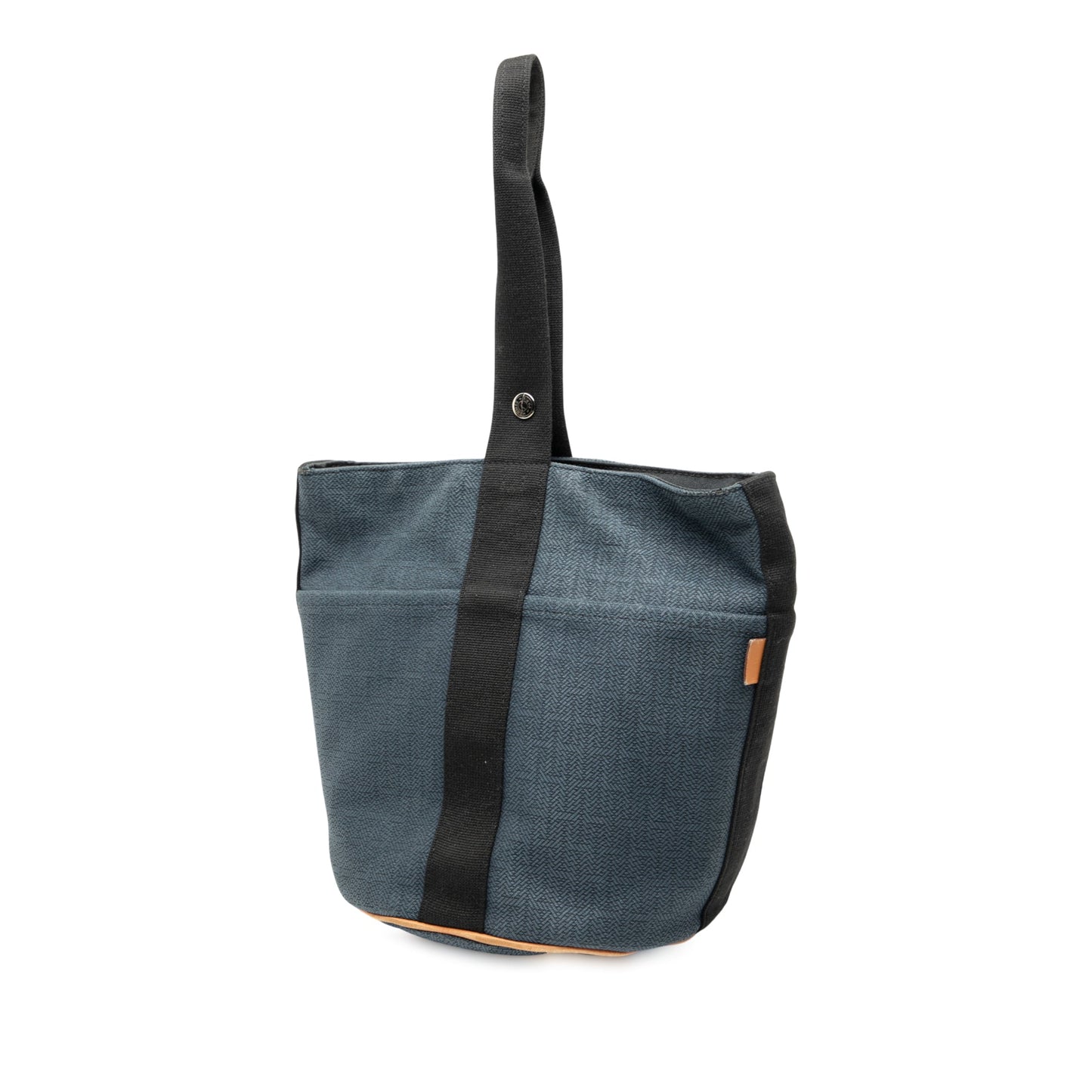 Hermès Saxo MM Tela Blu Marine — 26 cm - Etoilux
