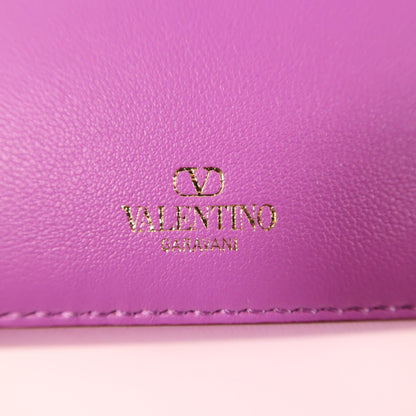 Valentino Garavani VLogo Signature Small Shopping Bag – Vitello Liscio Viola Orchidea – 14 cm - Etoilux