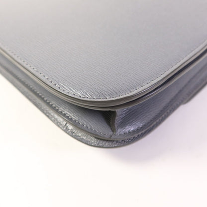 Céline Classic Box Medium Liséré Grigio Ardesia Hardware Dorato – 23 cm - Etoilux