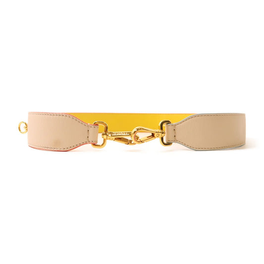 Vista moschettoni Fendi Strap You hardware dorato