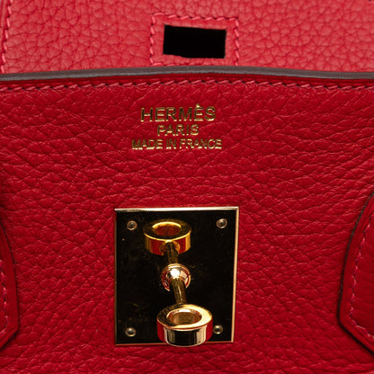 Hermès Birkin 35 – Togo Rouge Vif (2012) - Etoilux