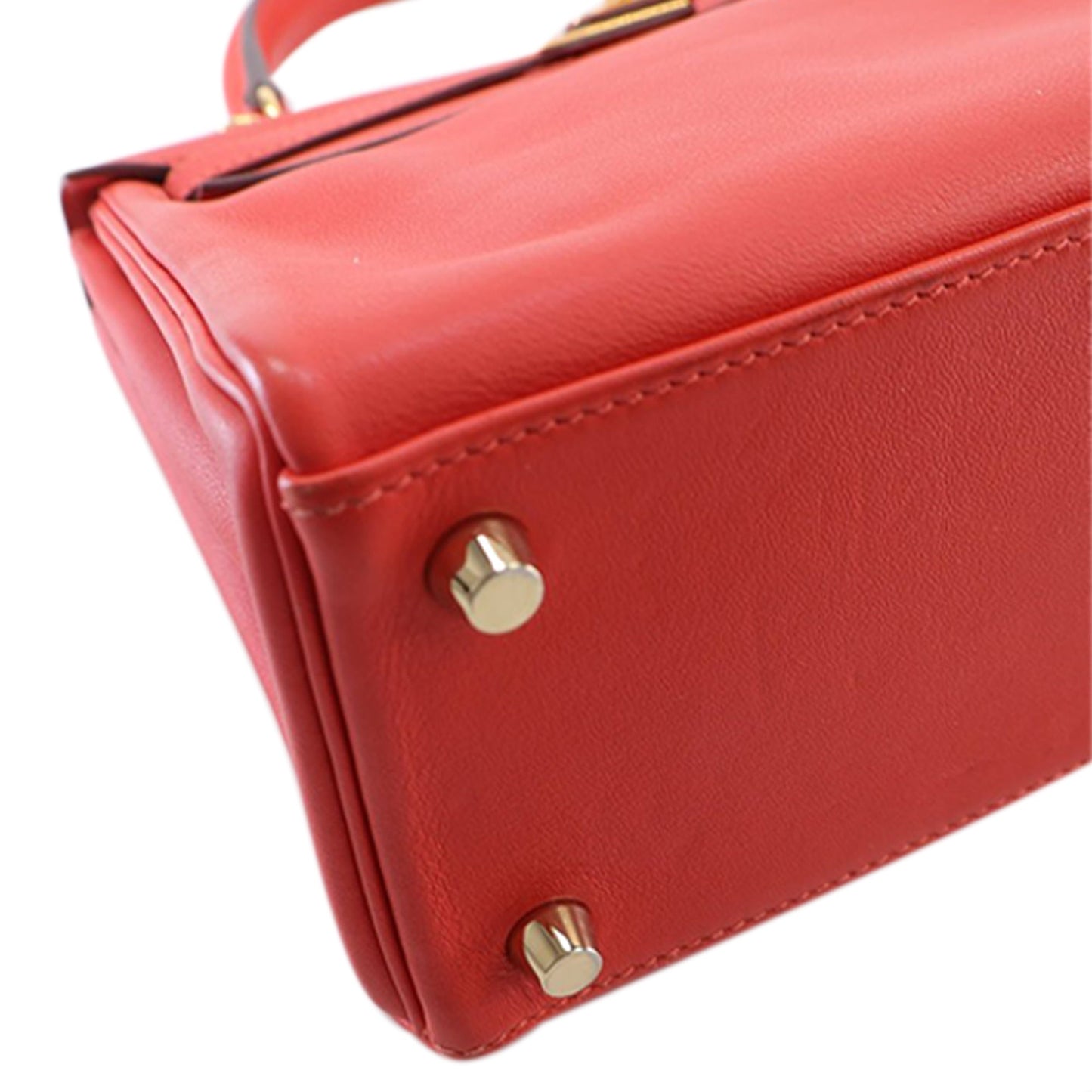 Hermès Kelly II Retourne 25 in pelle Swift Rouge Pivoine Anno 2015 – Made in France - Etoilux