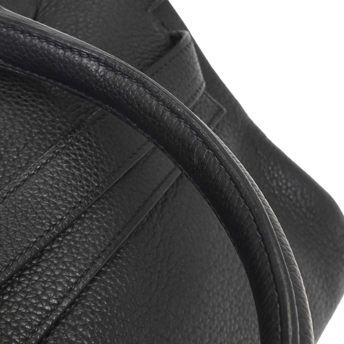 Hermès Kelly 42 Élan Shoulder Togo Noir Hardware Dorato — Formato Orizzontale Raro - Etoilux