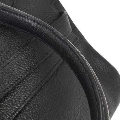Hermès Kelly 42 Élan Shoulder Togo Noir Hardware Dorato — Formato Orizzontale Raro - Etoilux