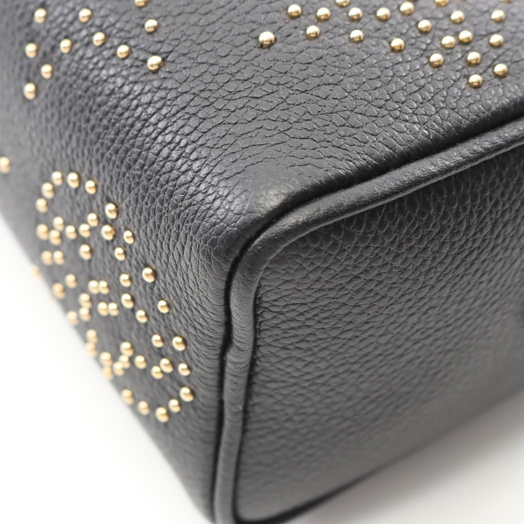 Louis Vuitton Nano Speedy Studs Taurillon Noir – 17 cm - Etoilux