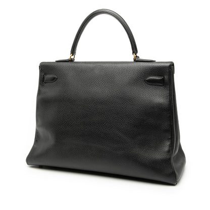 Hermès Kelly Retourne 35 Ardennes Noir 1996 – Size 35 - Etoilux