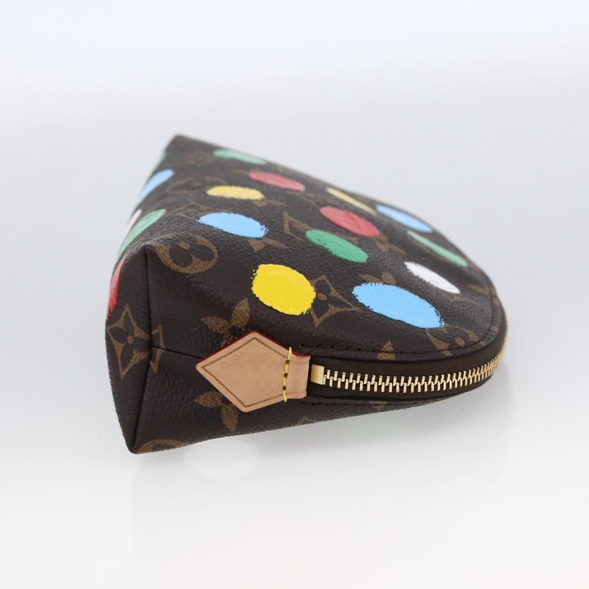 Louis Vuitton × Yayoi Kusama Cosmetic Pouch Tela Monogram Pois Dipinti 2023 - Etoilux