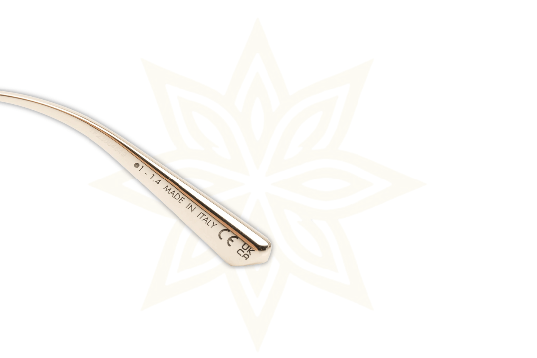 Christian Dior DiorCannage S1U Occhiali da Sole – Montatura in Metallo Dorato & Lenti Azzurro Fumé - Etoilux