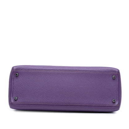 Hermès Kelly II 35 Retourne – Togo Ultraviolet (2011) - Etoilux
