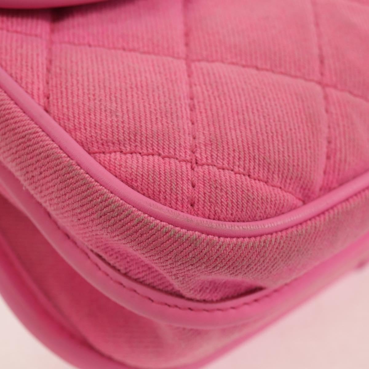 Chanel Small Flap Bag Denim Trapuntato Rosa – 20 cm - Etoilux