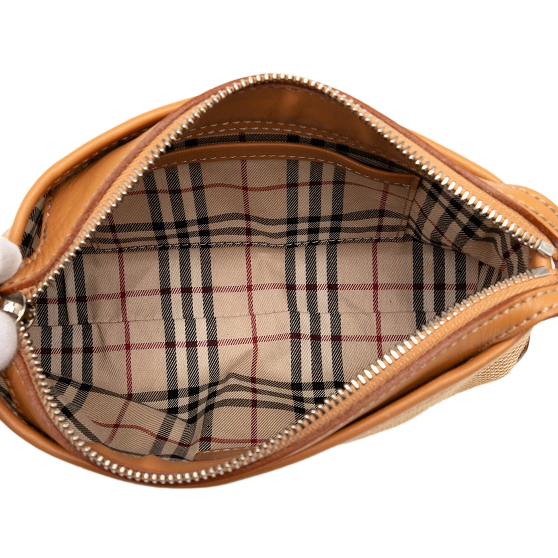 Burberry – Pochette in Tela e Pelle con Cinturino da Polso - Etoilux