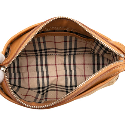 Burberry – Pochette in Tela e Pelle con Cinturino da Polso - Etoilux