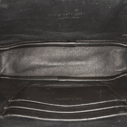 Saint Laurent – Lou Camera Bag Mini Monogram in pelle Grain de Poudre nera - Etoilux