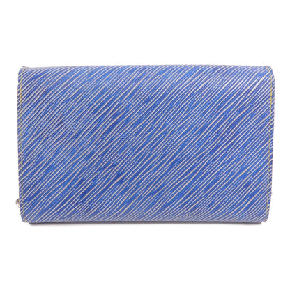 Louis Vuitton Twist Chain Wallet Epi Denim con Spille – Edizione Limitata 2017 – 19 cm - Etoilux