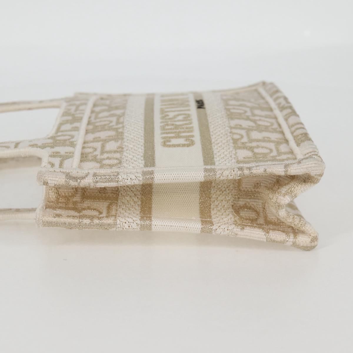 Christian Dior Book Tote Mini – Tela Trotter Beige – Made in Italy - Etoilux