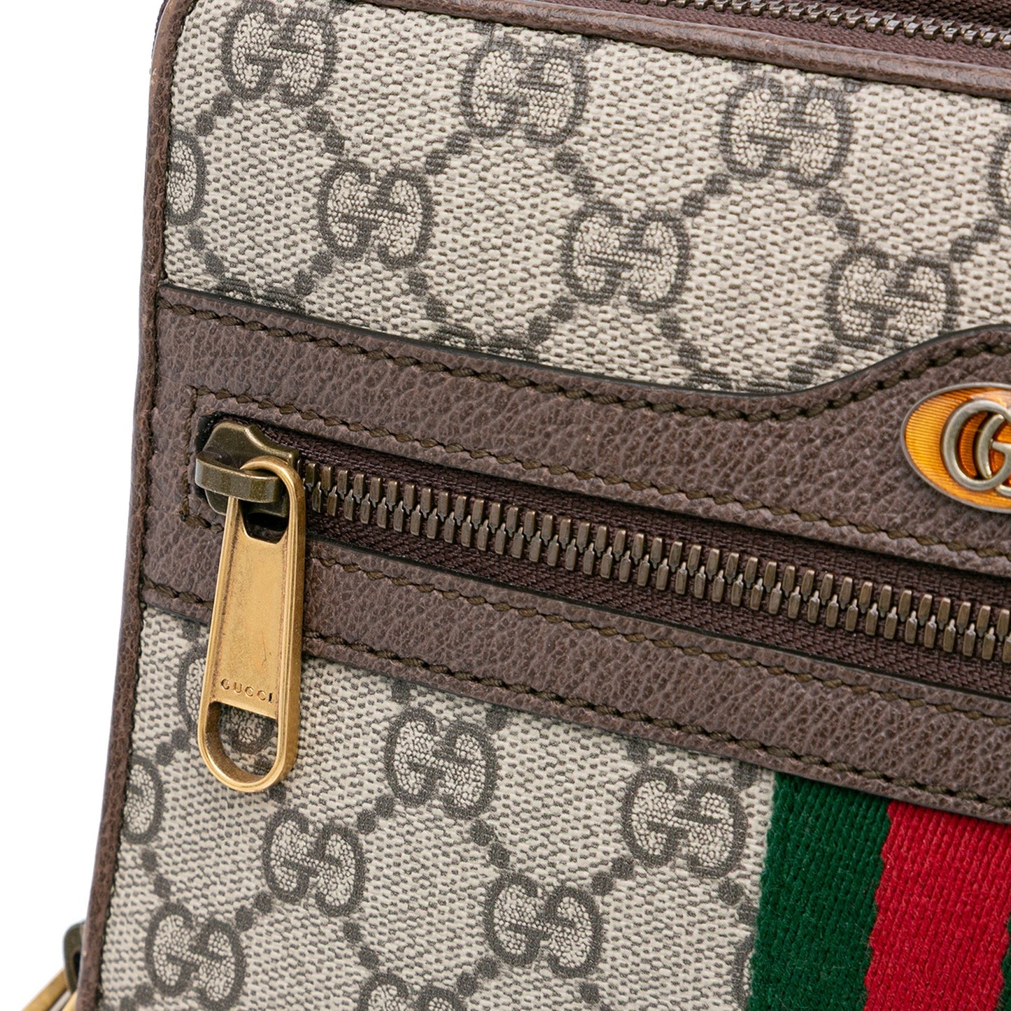 Gucci GG Supreme Ophidia Wallet - on - Strap – Marrone – 2016/2024 - Etoilux